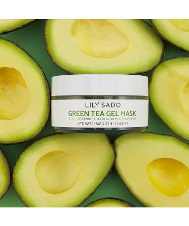 LILY SADO MATCHA MADE IN HEAVEN Green Tea Gel Overnight Face Mask - 4 oz - Clears Pores, Acne, Reduces Pore Size - Gentle for All Skin Types - Buy Online on GoSupps.com