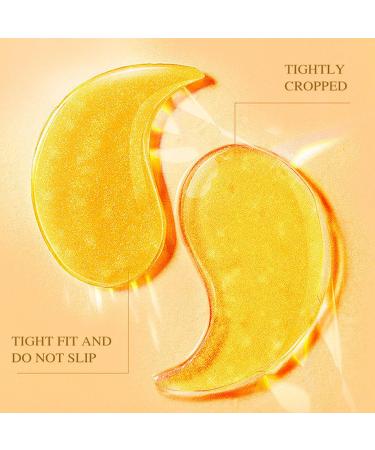 Under Eye Patches - 24K Gold Eye Masks for Puffy Eyes - Collagen Kojic Acid Eye Patches - Under Eye Masks to Improve Fine Lines &Tear Ducts - Eye Masks Skincare Dark Circles Under Eye Treatment Women - Buy Online on GoSupps.com
