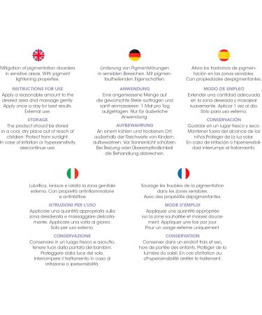  Gynebal GYNEBAL Depigmenting Cream with Niacinamide Lightening Anti-Spot and Gentle Intimate and Sensitive Areas Underarms Groin Elbows Knees Hands and Melasma 30 ml - Buy Online on GoSupps.com