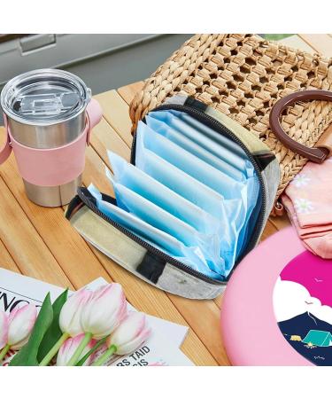 Sweet Penguins Binding Bags for Women - Large Menstrual Cup Pocket & Storage for Tampons Panty Liners & Period Inserts - Eco-Friendly & Stylish - Buy Online on GoSupps.com