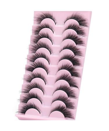 Zenotti L Curl Natural Look False Eyelashes - Wispy Cat Eye Strip Lashes for Fluffy Volume - Faux Mink Extensions for Fox Eye Look - Buy Online on GoSupps.com