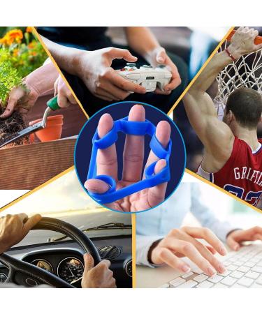 Silicone Finger Trainer 6 Pack | Finger Stretcher Rings for Strength & Pressure Relief | Climbing Hand Trainer - Buy Online on GoSupps.com
