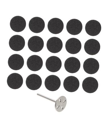 Healvian 5 Sets Nail Polishing Sheets Mini Accessories Pro Tools Nail Drill Replacement Kit Nail File Electric Nails Accessories Nail Accessories Dead Skin Polishing Slices Lava Stone