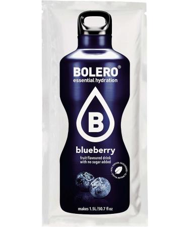 Bolero Classic Powder Sachet 9 g Blueberry 24-Count Blueberry 216 g (Pack of 1) - Buy Online on GoSupps.com
