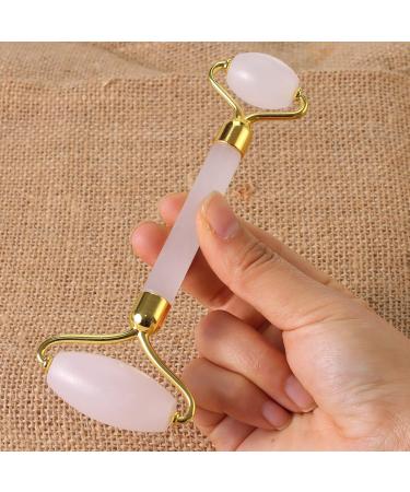 Buy Pink Crystal Jade Facial Roller Massager - Lifting & Firming Face Beauty Stick - Shop Internationally - Buy Online on GoSupps.com
