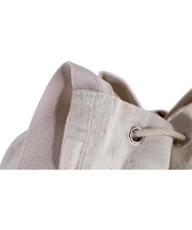 Canvas Duffel Bag with Drawstring & Leather Closure, Shoulder Strap (2-Pack) - Buy Online on GoSupps.com
