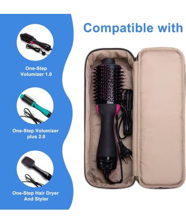 Fasrom Double Layer Travel Case for REVLON One Step Blow Dryer Brush Volumizer - Black (Bag Only) - Buy Online on GoSupps.com