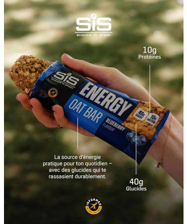 Science in Sport Barre nerg tique l Avoine 70g x12 Myrtille D licieuse avec 40g de glucides et 10g de prot ines snack id al pour l entra nement Myrtille 1 unit (Lot de 12) - Buy Online on GoSupps.com