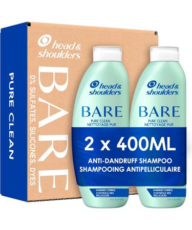 Head & Shoulders BARE Pure Clean Anti-Dandruff Shampoo Twin Pack 800 mL Total (400 mL Each) - Buy Online on GoSupps.com