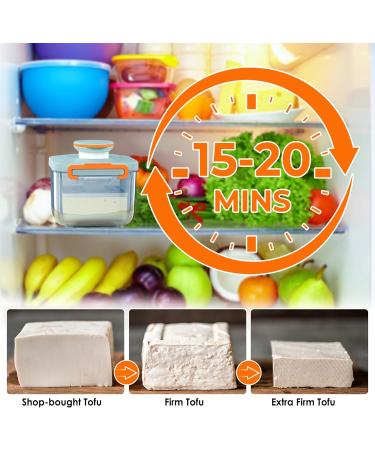 Adjustable Tofu Press - Quickly Remove Water Dishwasher-Safe & BPA-Free | Perfect Gift for Tofu Lovers - Buy Online on GoSupps.com