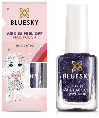 BlueSky Kids Nail Polish - Spotlight purple easy peel non-toxic water-based odorless - children's nail polish 5 ml pack of 1 - Buy Online on GoSupps.com