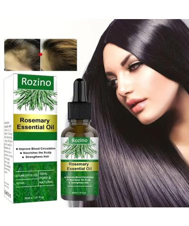 Rosemary Hair Oil for Hair Growth | Natural Essential Oil for Hair Skin Eyebrows Eyelashes & Beard - Hamil - Buy Online on GoSupps.com