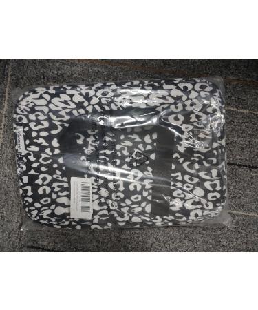 Large Full Size Toiletry Bag in Black Leopard Print - Travel Makeup Organizer for Women - Buy Online on GoSupps.com