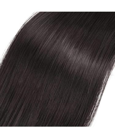 Ponytail Extension 26 Darkest Brown Synthetic Hair Clip-in for Women - Buy Online on GoSupps.com