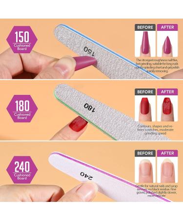 Teenitor Nail Care Kit - Professional Manicure Tools Set with Nail File, Buffer, Cuticle Nippers, Oil, Pusher, and Polish Block - Buy Online on GoSupps.com