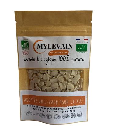 MYLEVAIN French natural sourdough flakes - Living organic sourdough - 2009 vintage