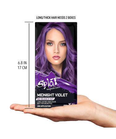 Splat Midnight Violet 30 Wash Semi-Permanent Hair Dye | Vegan & Cruelty-Free - Buy Online on GoSupps.com
