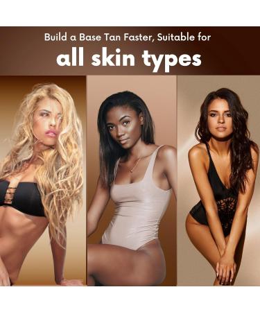 Disco Bronze 30X Black Bronzer Tanning Lotion - Indoor & Outdoor UV Tan Accelerator with DHA Natural & Cosmetic Bronzers Proprietary Melanin Boosting Formula Made in USA for Men & Women 10 oz - Buy Online on GoSupps.com