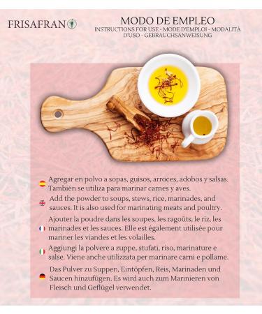 FRISAFRAN | Saffron Filaments 5g | Saffron in pistils | Saffron Yarn | Saffron | Organic Saffron | Organic Saffron | Saffron - Buy Online on GoSupps.com