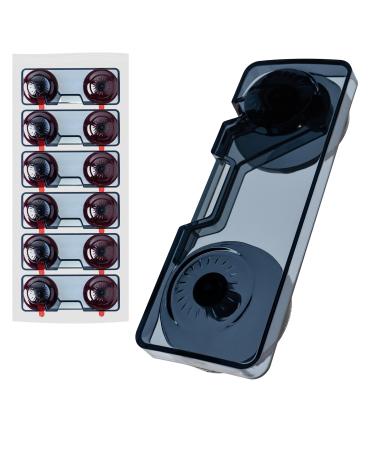Universal closing door child locking 6 pieces transparent black with special adhesive and closure safety lock for cupboards and drawers cabinet protection baby cabinet door baby locking transparent black 6 pieces