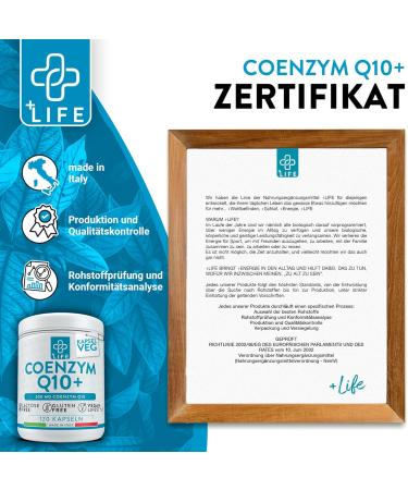 Buy +LIFE Coenzyme Q10 Ubiquinol 200mg High Dose Antioxidant & Anti-Aging Supplement | PiuLife 240 Capsules - International Shipping Available - Buy Online on GoSupps.com