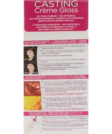 L'Oreal Casting Cream Gloss Hair Color 210 - Bluish Black | Long-lasting Shine - Buy Online on GoSupps.com