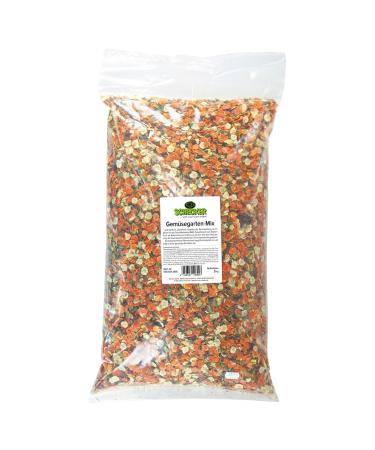 Schecker Food supplement - Vegetable mix - Grain free - Gluten free - Vegetarian - Vegan - Veggi - Vegetable flakes - 5 kg