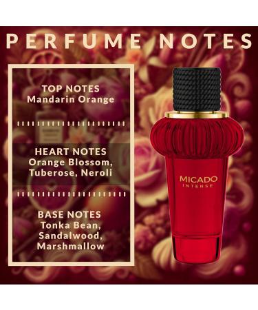 AMARAN Micado Intense Women s Eau de Parfum (EDP) 3.4 FL. Oz (100ml) Women s Perfume with Notes of Mandarin Orange Orange Blossom Tuberose Neroli Tonka Bean Sandalwood Marshmallow - Buy Online on GoSupps.com