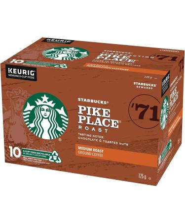 Starbucks Pike Place Medium Roast Coffee Single Serve Keurig K-cup Pods 6 Boxes 60 Capsules & French Roast Dark Roast Coffee Single Serve Keurig K-Cup Pods 24 Capsules - Buy Online on GoSupps.com