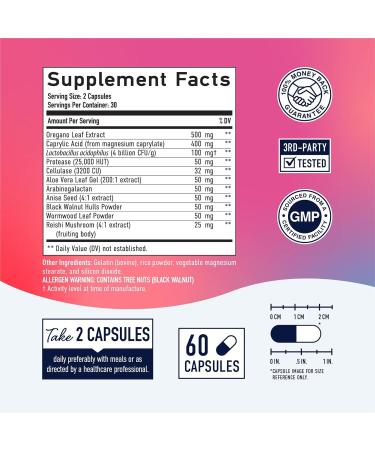 LLK Probiotics for Women - pH Balance & Candida Support - Vaginal Health Probiotics (60 Capsules) - Buy Online on GoSupps.com