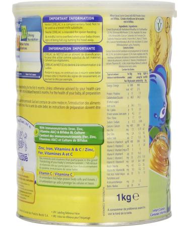 Nestle Cerelac Honey & Wheat with Milk 2.2lb - Baby Cereal Formula - Buy Online on GoSupps.com