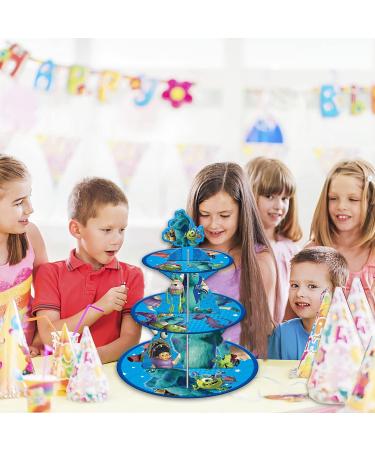 Monsters inc Party Supplies Monsters Inc Birthday Party Cakestand - 3-Tier Monsters Inc Cake Stand for Monsters Party Decorations Supplies Monsters Inc Party Supplies Favors - Buy Online on GoSupps.com