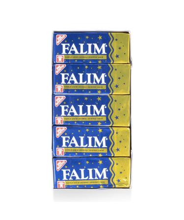 Falim Chewing Gum 3-Pack Mix | Sugar-Free Damla Nane & Cilek with Mint & Strawberry Aroma - 15 Pieces Each - Buy Online on GoSupps.com