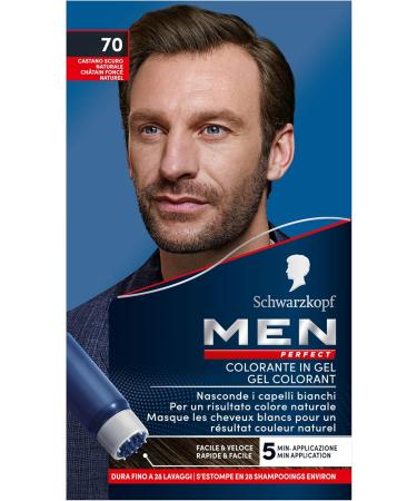 Schwarzkopf Color Men Perfect 70 Natural Dark Brown Natural Dark Brown 1 Unit (Pack of 1) - Buy Online on GoSupps.com