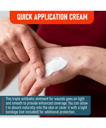 Triple Antibiotic Ointment 1 oz Tube 4 Pack - Bacitracin & Neomycin for Wounds Burns & Cuts - Fast Healing First Aid Cream - Buy Online on GoSupps.com