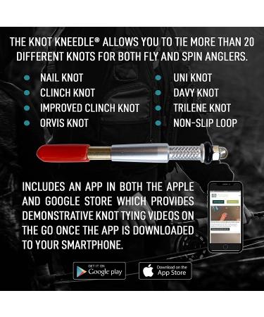 KNOT KNEEDLE Fishing Knot Tying Tool for Quick & Easy Knots - Fishing Gear & Equipment - Tools for Fishing Pack - Single Pack - Buy Online on GoSupps.com