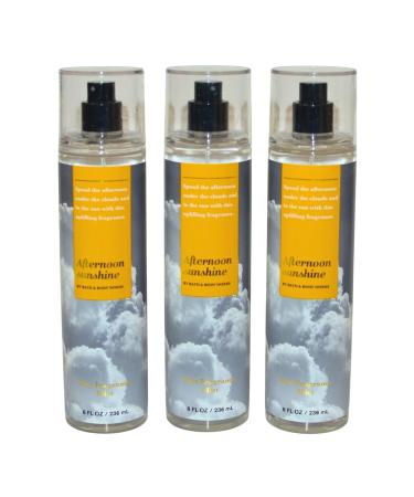 Bath & Body Works Fragrance Mist 3-Pack 8oz Each (Afternoon Sunshine)