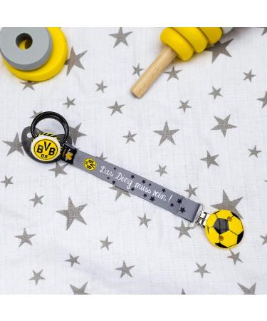 Official Borussia Dortmund BVB Pacifier Band Stylish Baby Accessory for Young Fans - Buy Online on GoSupps.com
