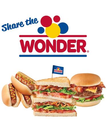 Wonder Bread Classic Hamburger Buns - 15 oz - Soft and Delicious - Buy Online on GoSupps.com