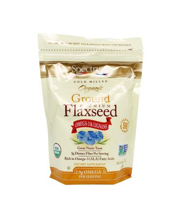 Spectrum Organic Ground Flaxseed, 14 Oz Bag 14 Ounce (Pack of 1)