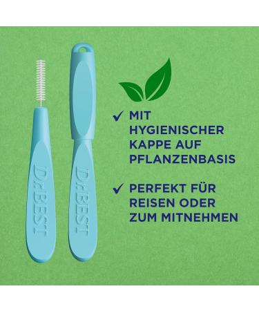 Dr. Best Green Clean Interdental Brushes - Big Pack (30 Pieces) for Gentle Oral Care - Buy Online on GoSupps.com