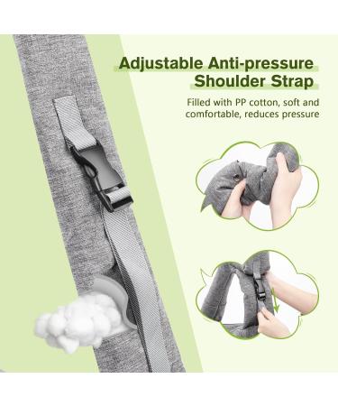 Pecute Portable Dog Carrier Sling- Travel Puppy Sling with Multi Pockets - Buy Online on GoSupps.com