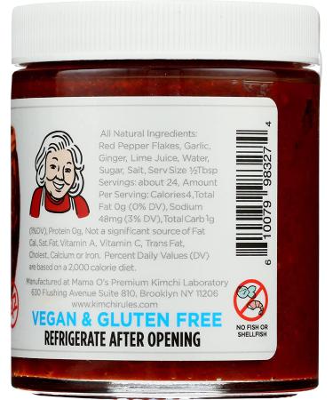Organic Vegan Kimchi - Mama Os, 6oz | Authentic Fermented Flavor - Buy Online on GoSupps.com