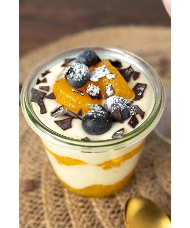 Buy Super Creamy Vanilla Call Curd Dessert - Quick & Tasty Milkshake Base | 20 x 55g | International Shipping - Buy Online on GoSupps.com