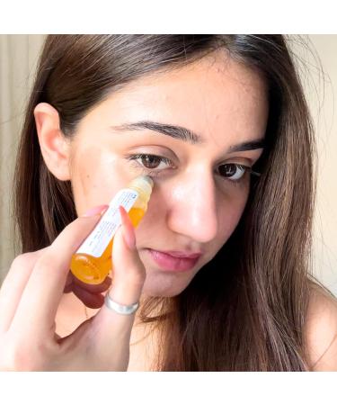 Noor Skincare Under Eye Serum - Organic Dark Circle Remover & Anti-Wrinkle Roll-On for Puffiness & Fine Lines - Unisex Solution - Buy Online on GoSupps.com