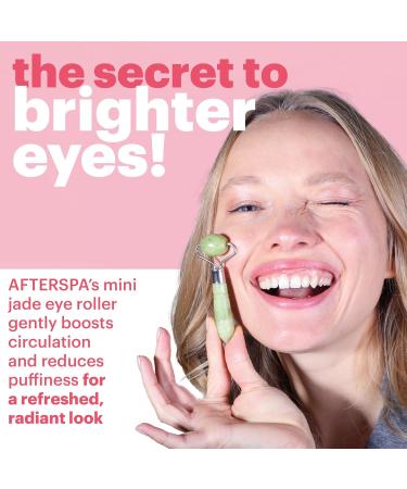 Mini Jade Eye Roller | Afterspa Gua Sha Facial Tools | Vegan Skincare & Spa Gifts for Women - Buy Online on GoSupps.com