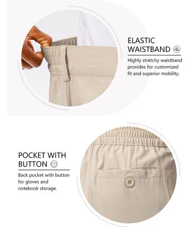 Women's Golf Hiking Shorts - Quick Dry Cargo Bermuda Long Shorts - Khaki X-Large - Buy Online on GoSupps.com