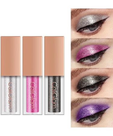 Xiaoyaoyou Liquid Glitter Eyeshadow Set Glitter Eye Shadow Makeup Kit Long Lasting Metal Glitter Eyeshadow for All Makeup People Useful - Buy Online on GoSupps.com