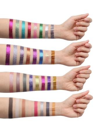 Buy Original Mermaid Glitter Eyeshadow Palette - 32 Colors 21 Pressed Glitters Waterproof & Long-Lasting Makeup for International Shipping - Buy Online on GoSupps.com