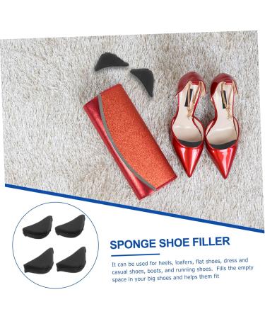 Didiseaon 2 Pair Adjustable Shoe Filler & Insoles for Women & Men - Soft Sponge Pump & Boot Inserts - Reusable Big Toe Support Pads - Buy Online on GoSupps.com